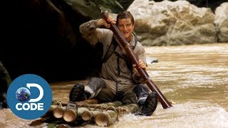 Bear Grylls in Borneo Jungle  Man vs Wild 66 [upl. by Dyoll]