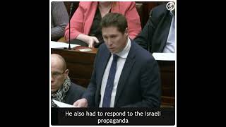 Matt Carthy introduces motion calling on Ireland to refer Israel to the International Criminal Court [upl. by Ekal]