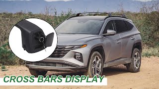 2022 Hyundai Tucson Roof Rack Cross Bars with Sunroof [upl. by Suolhcin]