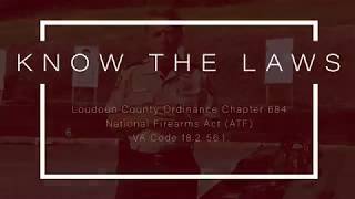 Firearms Safety Loudoun County Sheriffs Office [upl. by Ahsitul]