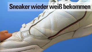 Weiße Schuhe und Sneaker sauber machen [upl. by Addiel]