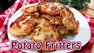 Easy Potato Fritters  A Light and Refreshing Appetizer For Any Occasion [upl. by Helbonna117]