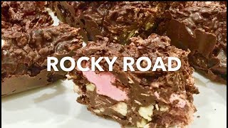 ROCKY ROAD  gummy bears marshmallows  walnuts amp coconut [upl. by Ahcas]