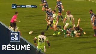 PRO D2  Résumé VannesMontauban 1219  J8  Saison 20172018 [upl. by Ilaw433]