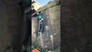 The Rib 7B  Burbage South Edge Bouldering [upl. by Airrat]