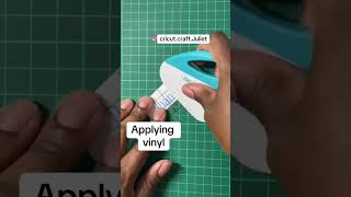 Learn how to apply vinyl using transfer tape in this stepbystep guide ukcrafter cricut [upl. by Arais12]