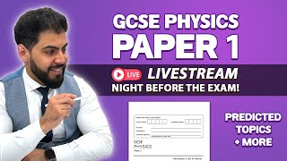 📝 GCSE Physics Paper 1  🔴 Live Stream  830PM  Predicted Topics  Combined amp Triple Science [upl. by Diaz]