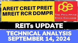 AREIT  CREIT  RCR  MREIT  PREIT  DDMPR  PSE TECHNICAL ANALYSIS [upl. by Drape359]