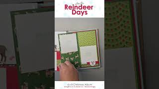 Interactive Reindeer Days Album Class Walkthrough reindeerdays stampinup papercraft [upl. by Haywood]