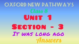 It was long ago answers english oxford youtube class8 answer itwaslongago [upl. by Celie]