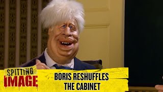 Boris Johnson Reshuffles The Cabinet  Spitting Image [upl. by Lusar586]