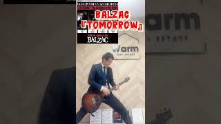 40代不動産屋がBALZAC『Tomorrow』楽しくギター弾いてみた！働き盛りだけど仕事ばかりじゃつまらないぜ！shorts guitar [upl. by Ynatterb]