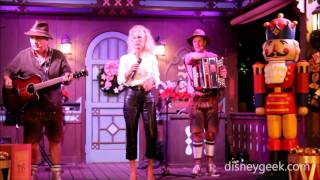 WDW Epcot  Margret Almer amp Bavarian Band [upl. by Dorelia]