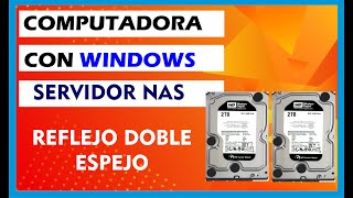 SERVIDOR NAS  EN COMPUTADORA CON WINDOWS 11  10 [upl. by Winny]