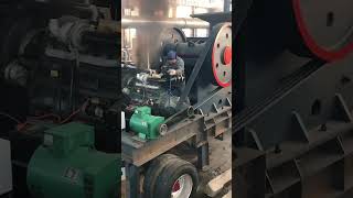 BTMA Diesel Generator Mobile Crusher Startup Video [upl. by Bound]