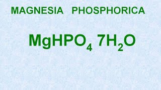 MAGNESIA PHOSPHORICA  ΑΝΤΙΜΕΤΩΠΙΣΗ ΟΞΕΩΝ ΚΑΤΑΣΤΑΣΕΩΝ ΜΕ ΟΜΟΙΟΠΑΘΗΤΙΚΗ [upl. by Og972]