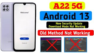 Samsung Galaxy A22 5g Frp Bypass  Samsung A22 5g FRP Bypass Android 13  download mode not working [upl. by Andee994]