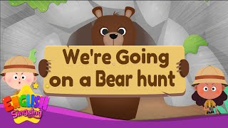 Were going on a bear hunt  Nursery Rhymes  Animation Kids song with Lyrics [upl. by Itisahc]