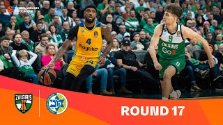 ZalgirisMaccabi  Round 17 Highlights  202324 Turkish Airlines EuroLeague [upl. by Zetram40]