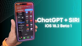 iOS 182 ChatGPT 🔥 Apple Intelligence on iPhone [upl. by Cordell297]