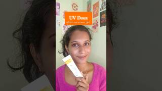 UV Doux silicone sunscreen gel Malayalam reviewSunscreen for all skin types 🫡skincare myntra [upl. by Aileno136]