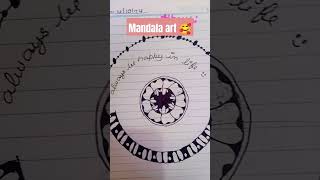 Mandala art 💓💓💓💓youtubeshorts art newsong trendingshorts [upl. by Willy511]