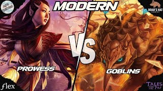 Gruul Prowess VS Goblins MTG Modern [upl. by Magnolia]