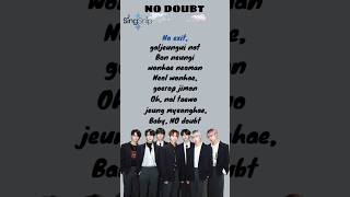 ENHYPEN  No Doubt Lyrics lyrics kpop enhypen fyp blackpinknodoubt [upl. by Herring]