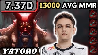 737d  Yatoro GRIMSTROKE Soft Support Gameplay  Dota 2 Full Match Gameplay [upl. by Anirtac762]