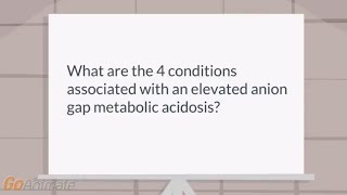 What are causes of anion gap metabolic acidosis [upl. by Geiss20]