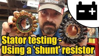 Stator winding resistance testing using a shunt 1432 [upl. by Aeneus]