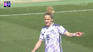 Scotland v Finland  Womens International Friendly 27022024 [upl. by Ecenahs]