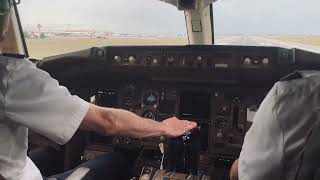 B757 Cockpit Takeoff in Palma de Mallorca  iPhone 4K 60fps [upl. by Ketchum]