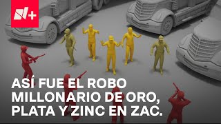 Así fue el robo millonario de minerales oro plata zinc y plomo en Zona del Silencio en Zacatecas [upl. by Kazmirci]