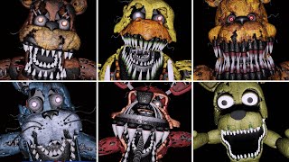 FNAF Coop  FNAF 4 Jumpscares  Gameplay [upl. by Ziagos]