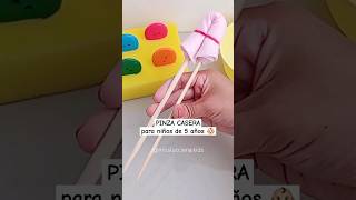 💡 Pinza con palitos chinos 👶🏻 actividadesparaniños pinzas diy actividadesprescolar niños [upl. by Donnelly]