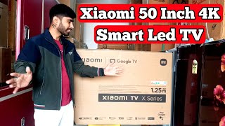 Xiaomi 50 Inch 4K TV 🔥  Xiaomi 50 Inch Smart Led TV 🥰  Unboxing amp Review 😍 xiaomi led ledtv [upl. by Glinys903]