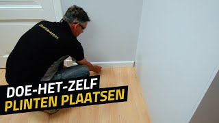 Plinten plaatsen  Plintenfabriek doehetzelf [upl. by Aremahs]