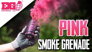 EG18  Pink Smoke Grenade  Big Smoke Bomb  Smoke Effect [upl. by Theresita]