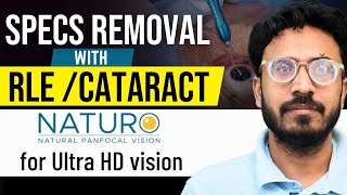 Specs Removal Surgery With Indias First Panfocal lens I NATURO Lens Review [upl. by Gay]