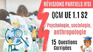 QCM UE 11 S2  Psychologie Sociologie Anthropologie Révisions partiels [upl. by Dewey]