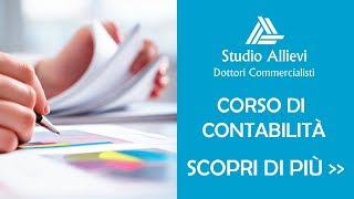 Corso di Contabilità dello Studio Allievi il più diffuso in Italia [upl. by Ynes]