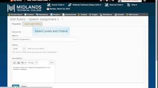 D2L Brightspace v104 Creating Rubrics [upl. by Enom999]