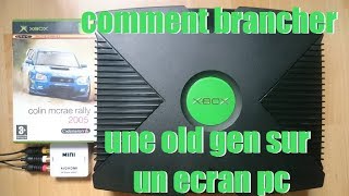 COMMENT BRANCHER UNE OLD GEN SUR UN ECRAN PC [upl. by Ahsiemal302]