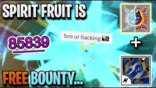 Best Spirit Combo 😲  Blox Fruits Bounty Hunting [upl. by Roath]