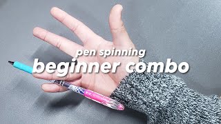 EASY Beginner Combo Breakdown  Pen Spinning [upl. by Initof]