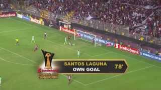 HD Saprissa 21 Santos Laguna  Fase de Grupos Concachampions [upl. by Bron]