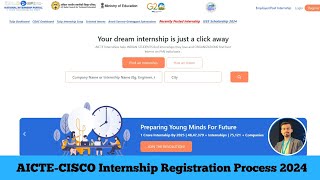 AICTECISCO INTERNSHIP 2024  Registration Process  Internship cisco aicteindia internship [upl. by Akym]