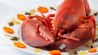 How to Poach a Lobster in Court Bouillon  How to Boil Lobster [upl. by Steel]