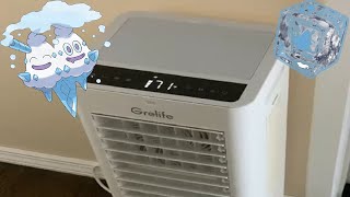 Grelife Evaporative Air Cooler Portable Cooling Fan Review [upl. by Rento929]